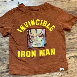 Holographic Marvel / Baby Gap Iron Man T Shirt 3T